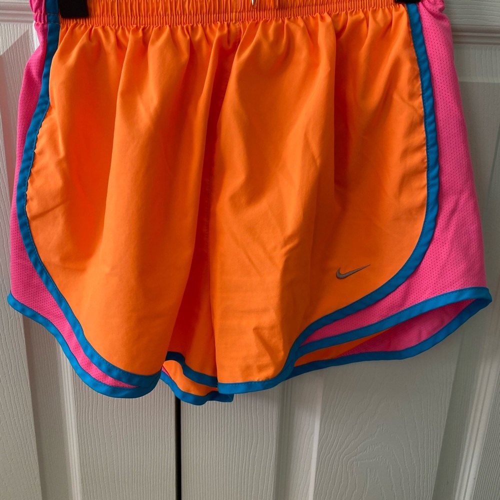 Neon Orange Shorts Nike